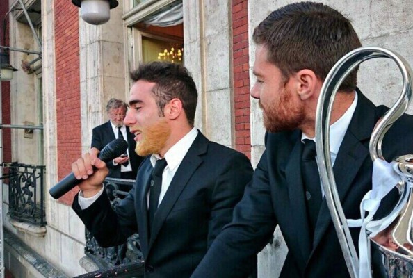 Dani Carvajal se tiñó la barba... ¡de rubio!