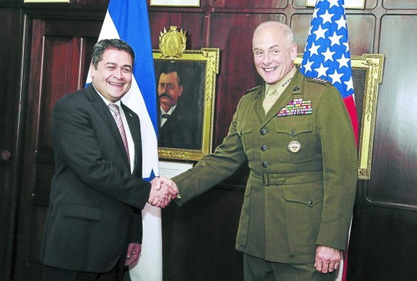 John Kelly llega el lunes a Honduras para conocer plan de seguridad
