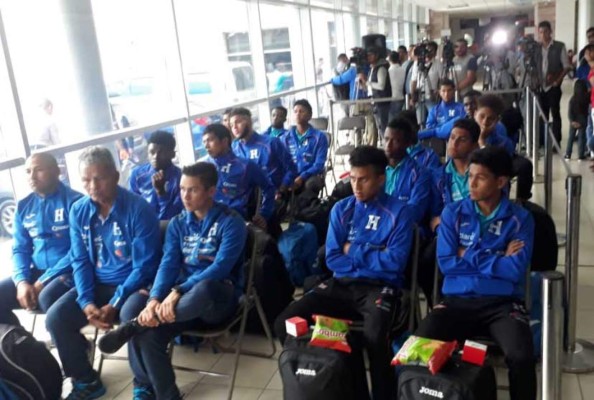 Selección Sub-20 de Honduras arribó a Tegucigalpa tras clasificar al Mundial