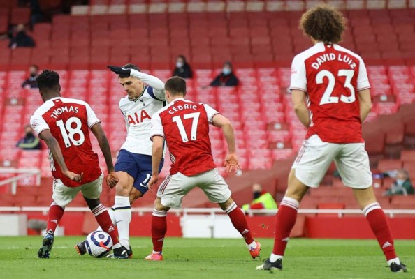 ¿El gol del año? Erik Lamela anota golazo de rabona en el Arsenal - Tottenham