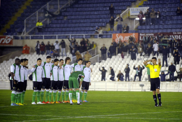 Jugadores del Racing de Santander se niegan a jugar un partido de Copa del Rey