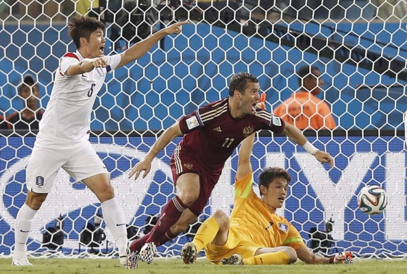 Rusia fue incapaz de vencer a Corea del Sur en su debut mundialista 