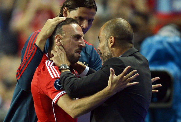 Ribéry: 'Estoy muy contento por Guardiola, por su rivalidad con Mou'