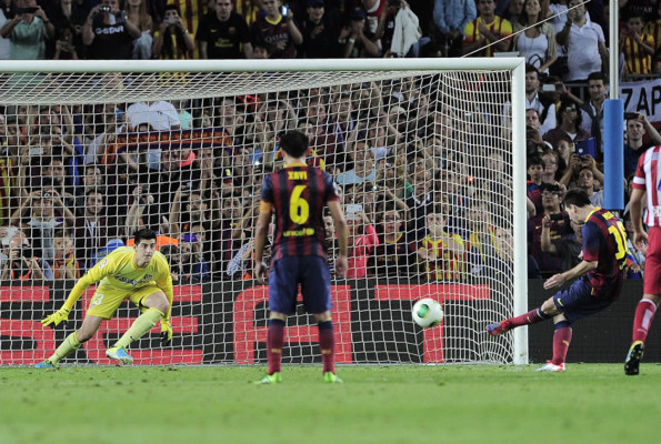 VIDEO: El penal fallado por Messi en la Supercopa