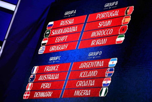¡Se realizó el sorteo! Así quedan los grupos del Mundial de Rusia 2018