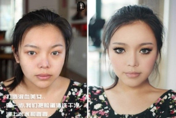 Chinas mueren por agranderse los ojos y los senos