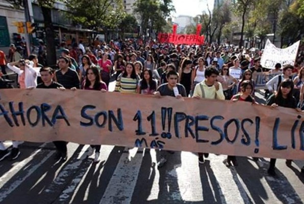 Ordenan liberar a 11 detenidos en protesta en México