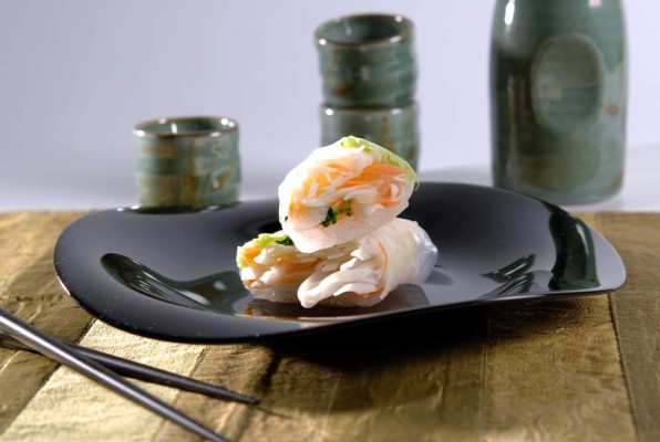 Aprenda a preparar unos rollos de verduras