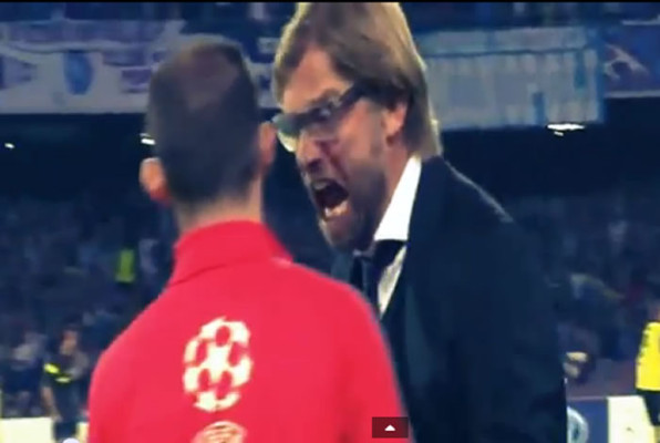 Video: Jürgen Klopp enloquece y pierde el control