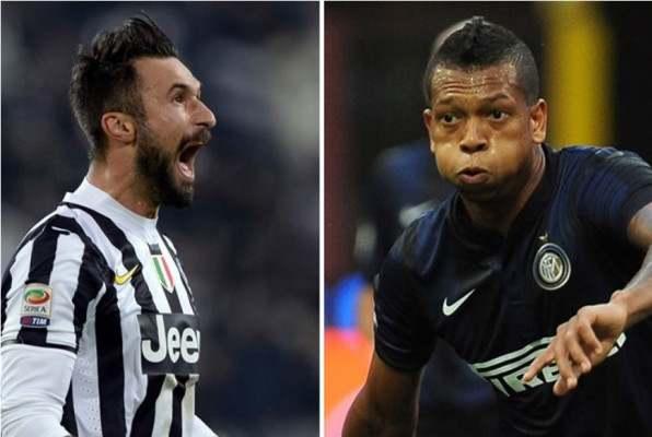 Vucinic al Inter y Guarín a la Juventus
