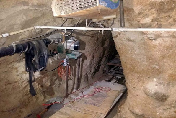 Policía mexicana descubre túnel del 'Chapo' en Tijuana