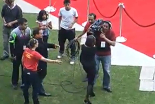 El enojo de 'Doña Florinda' durante el homenaje a Chespirito