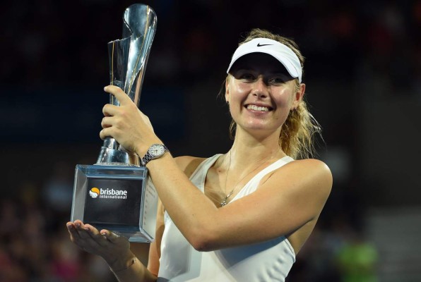 Sharapova conquista título de tenis en Australia