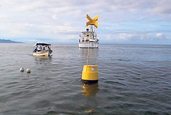 Transportan droga atada a boyas con GPS