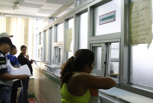 Próxima semana inicia pago de incapacidades del IHSS