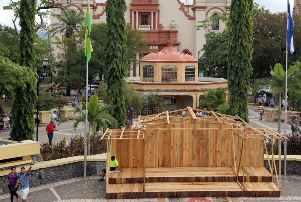 Empiezan los preparativos navideños en San Pedro Sula