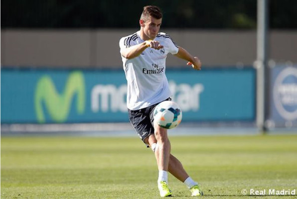 Así fue el primer entrenamiento de Bale con el Real Madrid