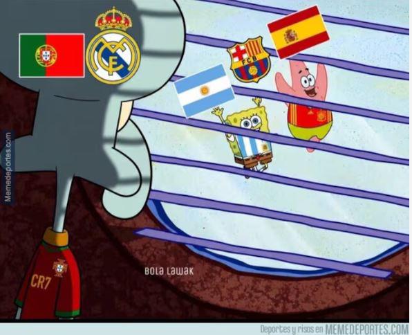 Burlas a Cristiano y Messi: los memes tras la final España-Argentina en el Mundial