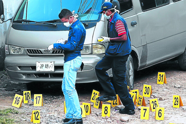 Pistoleros en motos acribillan a tres muchachos en Tegucigalpa