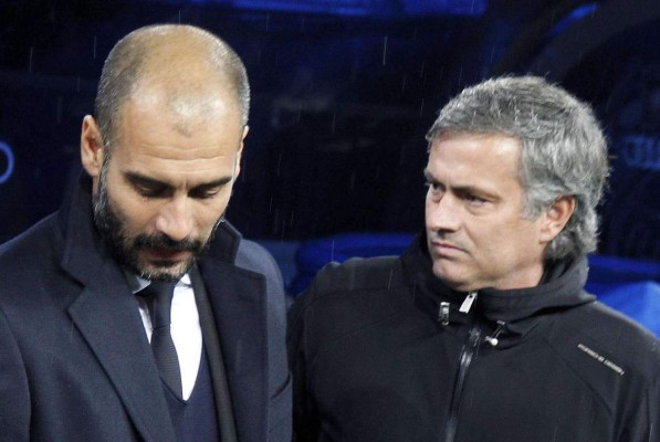 Guardiola y Mourinho, otra vez cara a cara