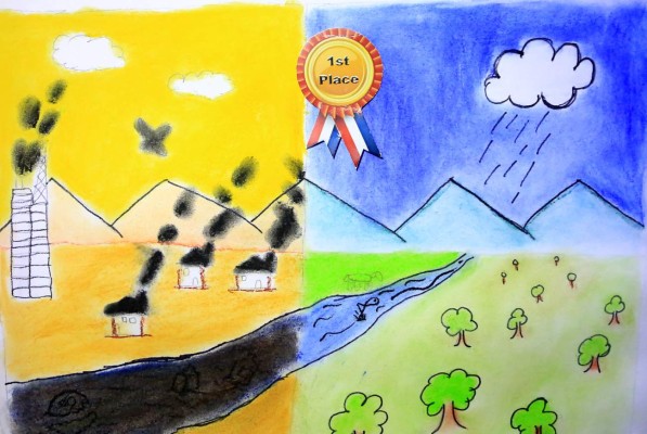 Alumnos plasman su arte y talento en concurso de dibujo