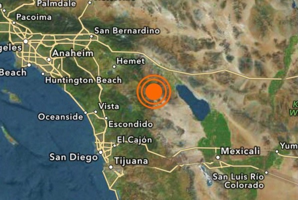 Sismo de 5.2 sacude el sur de California, no reportan daños