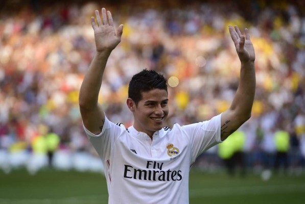 James Rodríguez: 'Espero dar muchas alegrías. ¡Hala Madrid!'