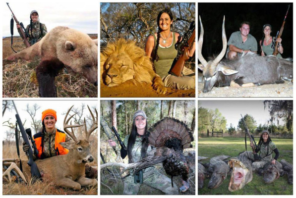 Repudio global a una famosa cazadora de animales