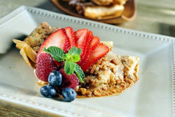 Cómo hacer crepas con manzana