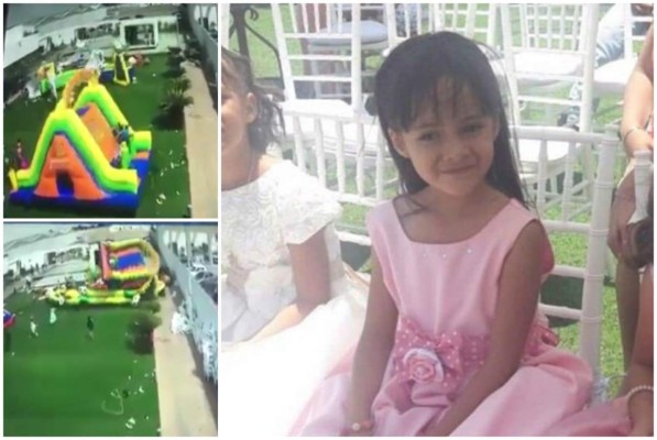 La niña Fátima Monserrat lucha por su vida en una clínica.