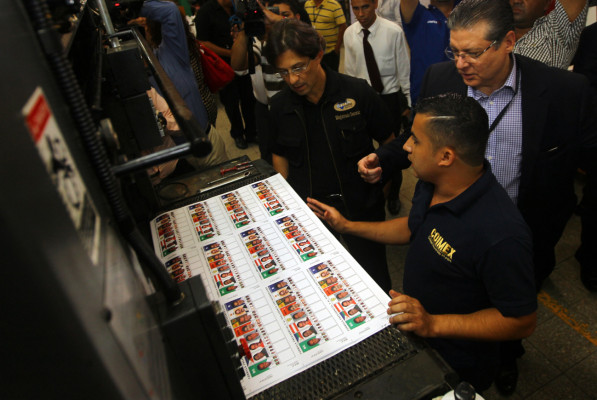 Concluye impresión de papeletas de nivel presidencial