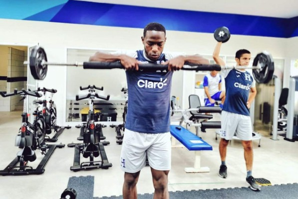 Selección de Honduras realizó trabajos de gimnasio de cara al amistoso frente a Guatemala