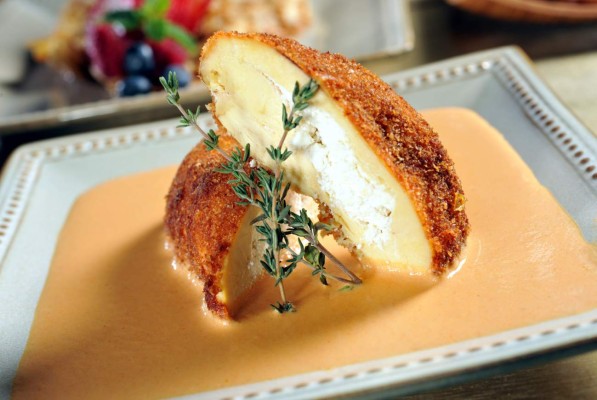 Pechugas rellenas de queso