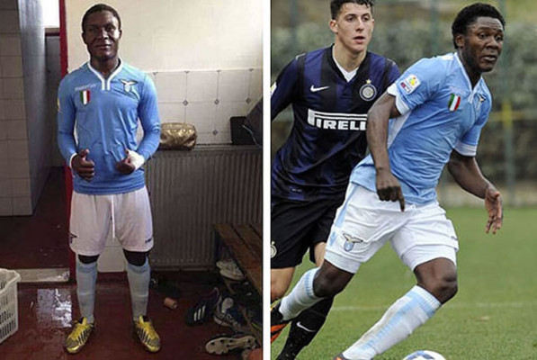 Polémica por edad de jugador africano de la Lazio