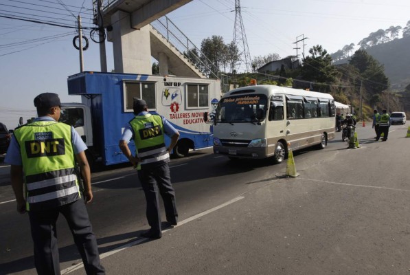 Comienzan los operativos en las carreteras de Honduras