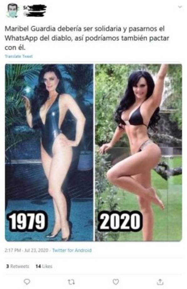 Para decepción de los amantes de lo oculto, el secreto de Maribel no es nada místico. La actriz y cantante logra su figura con mucha disciplina.