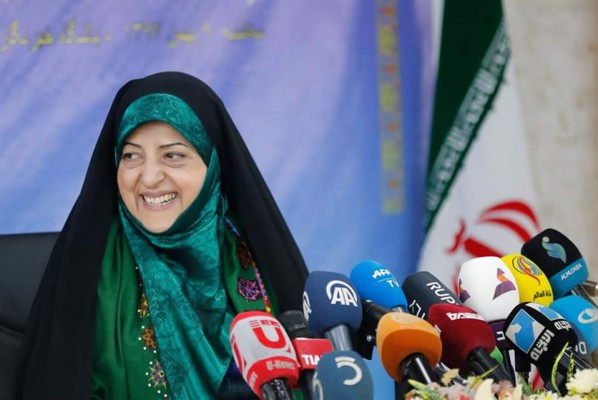 Contagiada de coronavirus la vicepresidenta iraní Masumeh Ebtekar