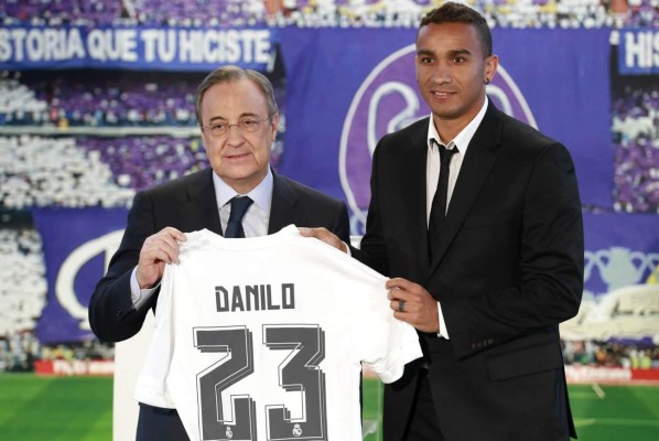 El Real Madrid presenta al brasileño Danilo