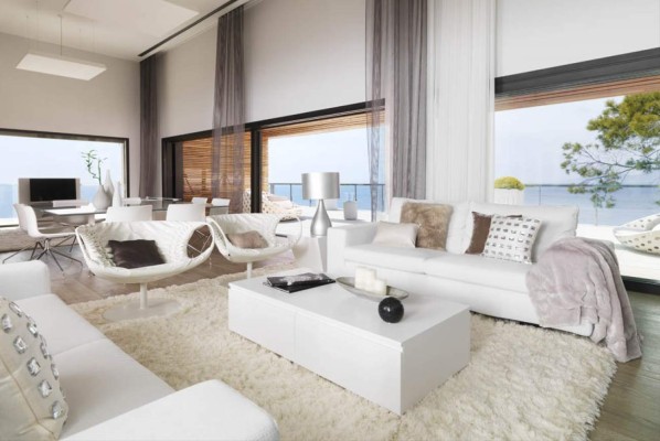 Blanco, el color de moda para el hogar