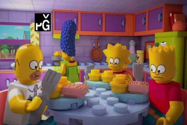 'Los Simpsons' se convierten en Lego para episodio 550