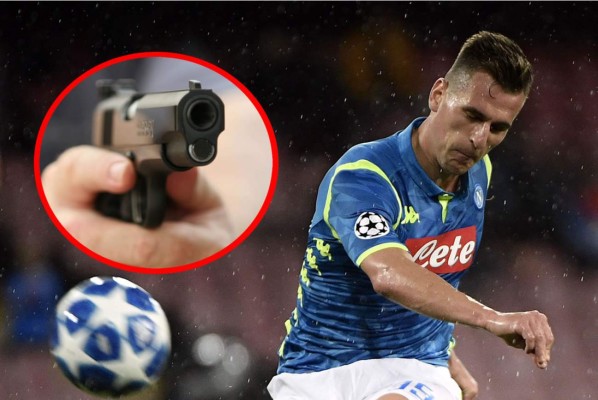 Arkadiusz Milik, delantero del Napoli, es víctima de un robo a punta de pistola