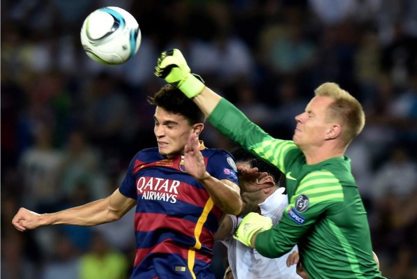 En imágenes Barça campeón de la Supercopa Uefa