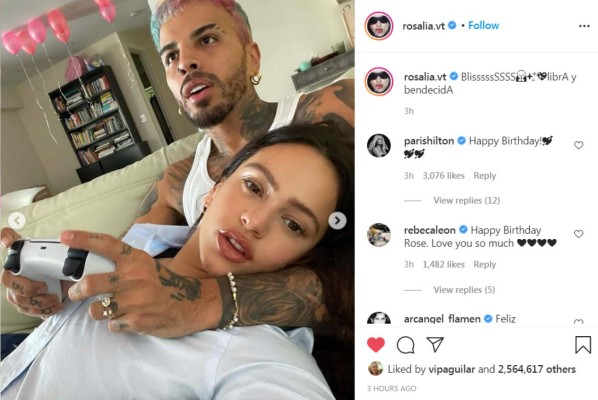 Las fotos de Rosalía y Rauw Alejandro que confirman su noviazgo