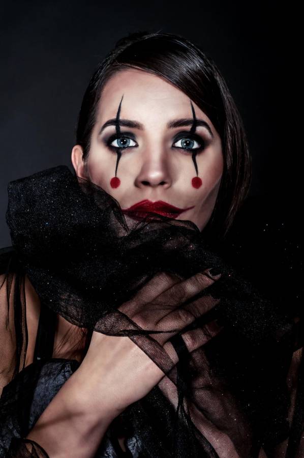 Maquillaje sencillo alusivo a vampiro