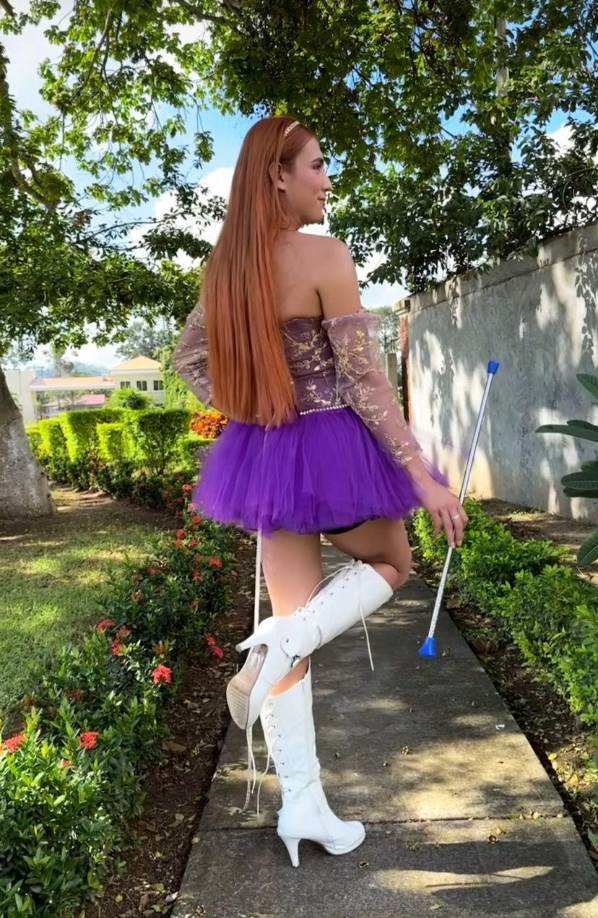 La Bicha Catracha ha causado sensación en los Desfiles Patrios. 