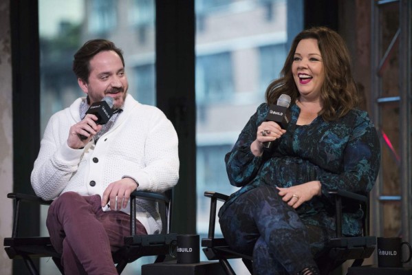 NEW YORK, NEW YORK - APRIL 06: Ben Falcone and Melissa McCarthy attend AOL Build Series at AOL Studios in New York on April 6, 2016 in New York City. (Photo by Jenny Anderson/WireImage)