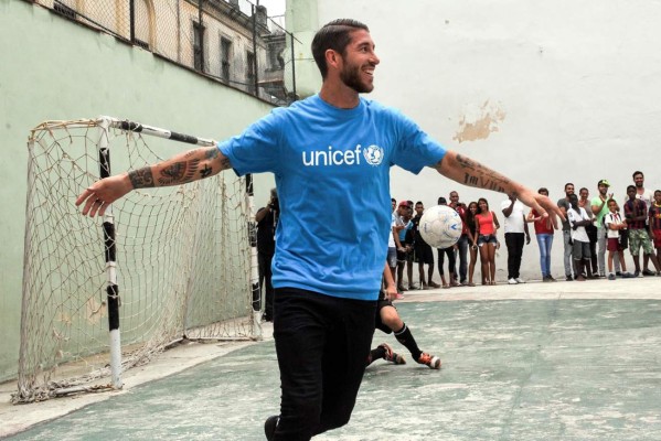 VIDEO: Sergio Ramos imita el festejo de Cristiano Ronaldo