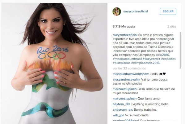 Suzy Cortéz desbanca a Kim Kardashian posando sin ropa