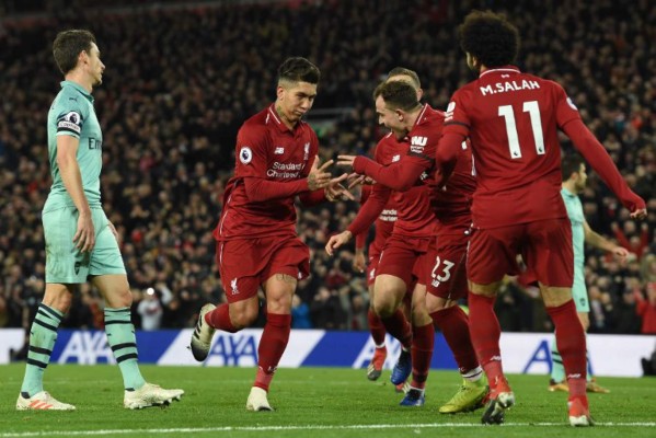 Video: Liverpool le receta paliza al Arsenal y consolida su liderato