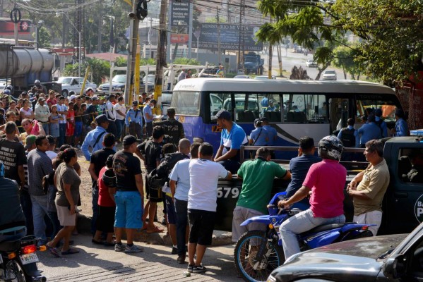 Matan a conductor de bus en bulevar del norte de Tegucigalpa